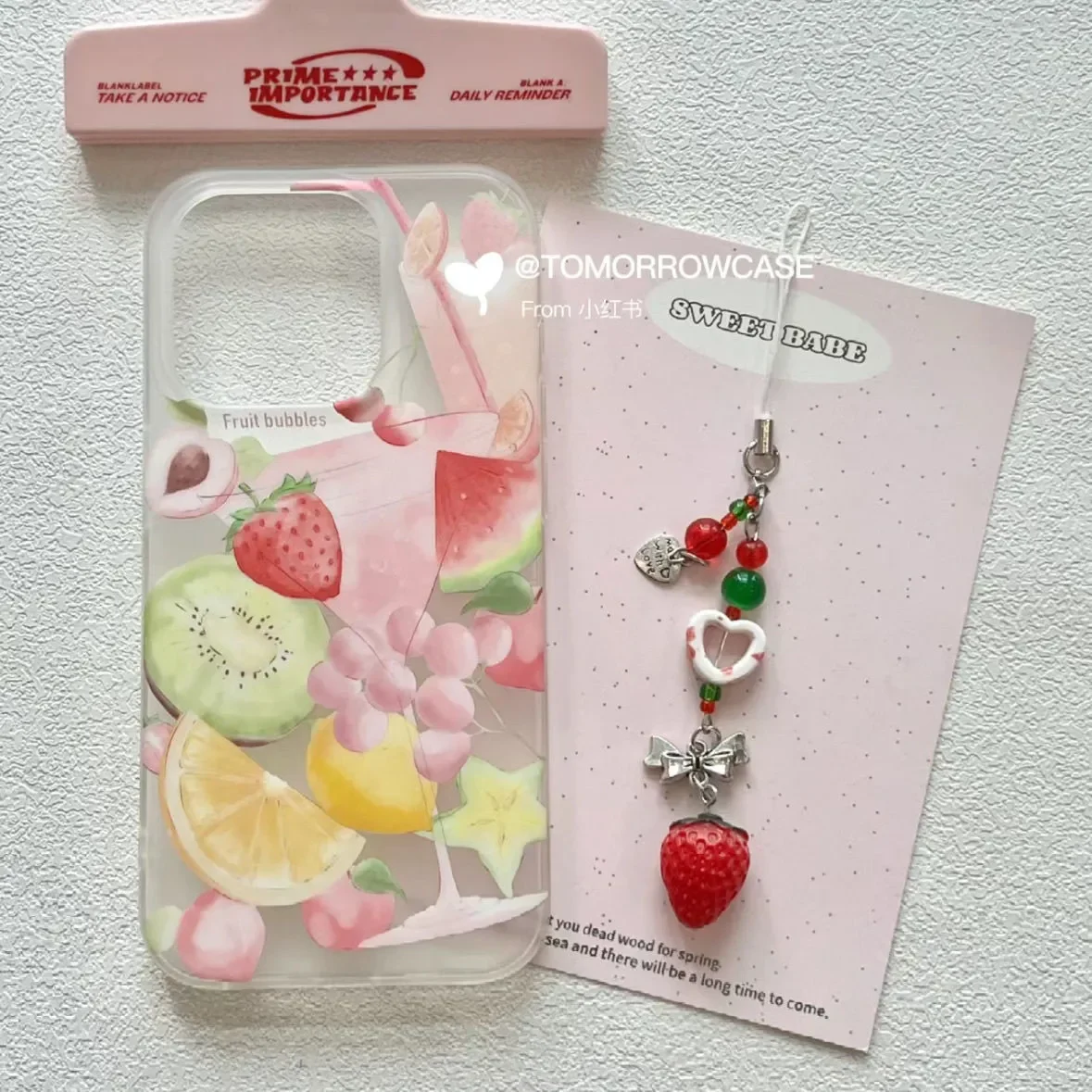 Summer Colorful Juice Fruit Strawberry Cute Matte Phone Case For iPhone 16 15 14 13 12 11 Pro XS Max 7 8 Plus MINI Y2K Cover