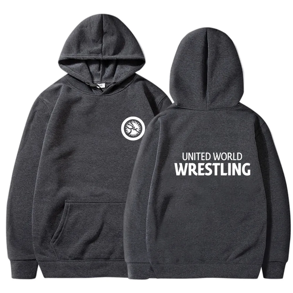 Herbst Winter United World Wrestling Sweatshirt Coole Herren Pullover Mode UWW Hoodies Unisex Streetwear Tops – Detail 22