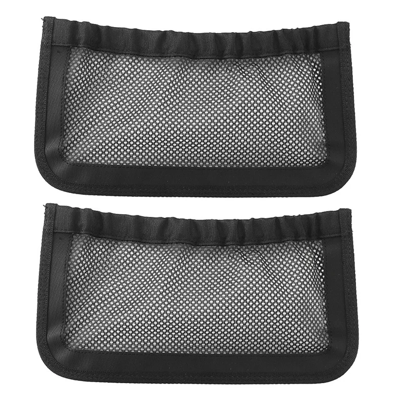 ABLQ UTV Rear Backrest Storage Nets For Can Am Defender Max Accessories Replacement 715003019 2 Pack