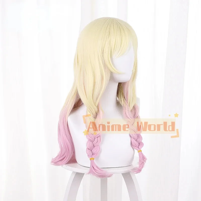 أونيتسوكا ناتسومي شعر مستعار تأثيري LoveLive! سوبر ستار!! الشعر مضفر مجعد متموج أنيمي مدرسة المعبود الفتيات أغطية الرأس غطاء شعر مستعار مجاني #4