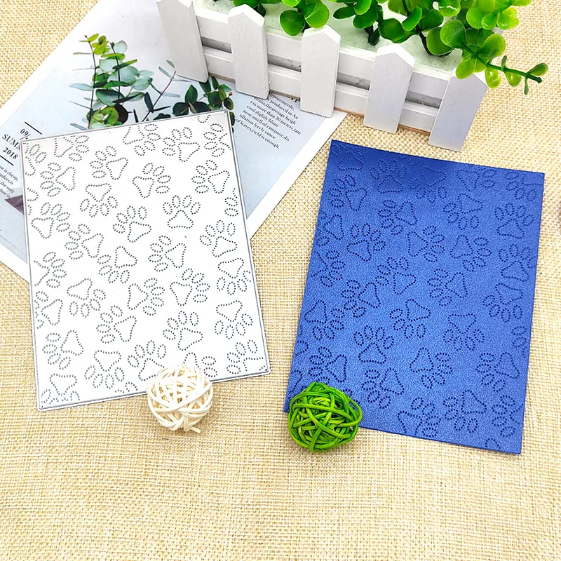 The New Dot Shaped Palmprint Pattern Is Used To Cut Metal Dots And Decorative Panel Background Patterns. Scrapbook Paper Cards A