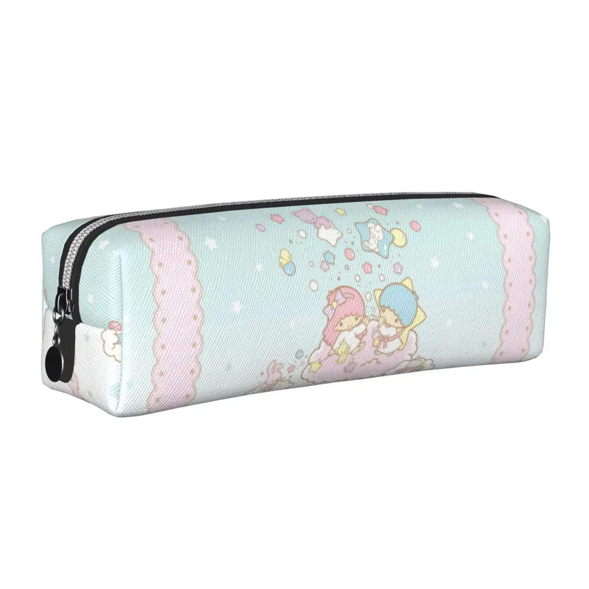 

Little Twin Stars Cartoon Anime Pencil Cases Classic Pen Holder Bags for Student Big Capacity School Supplies Gift Pencilcases
