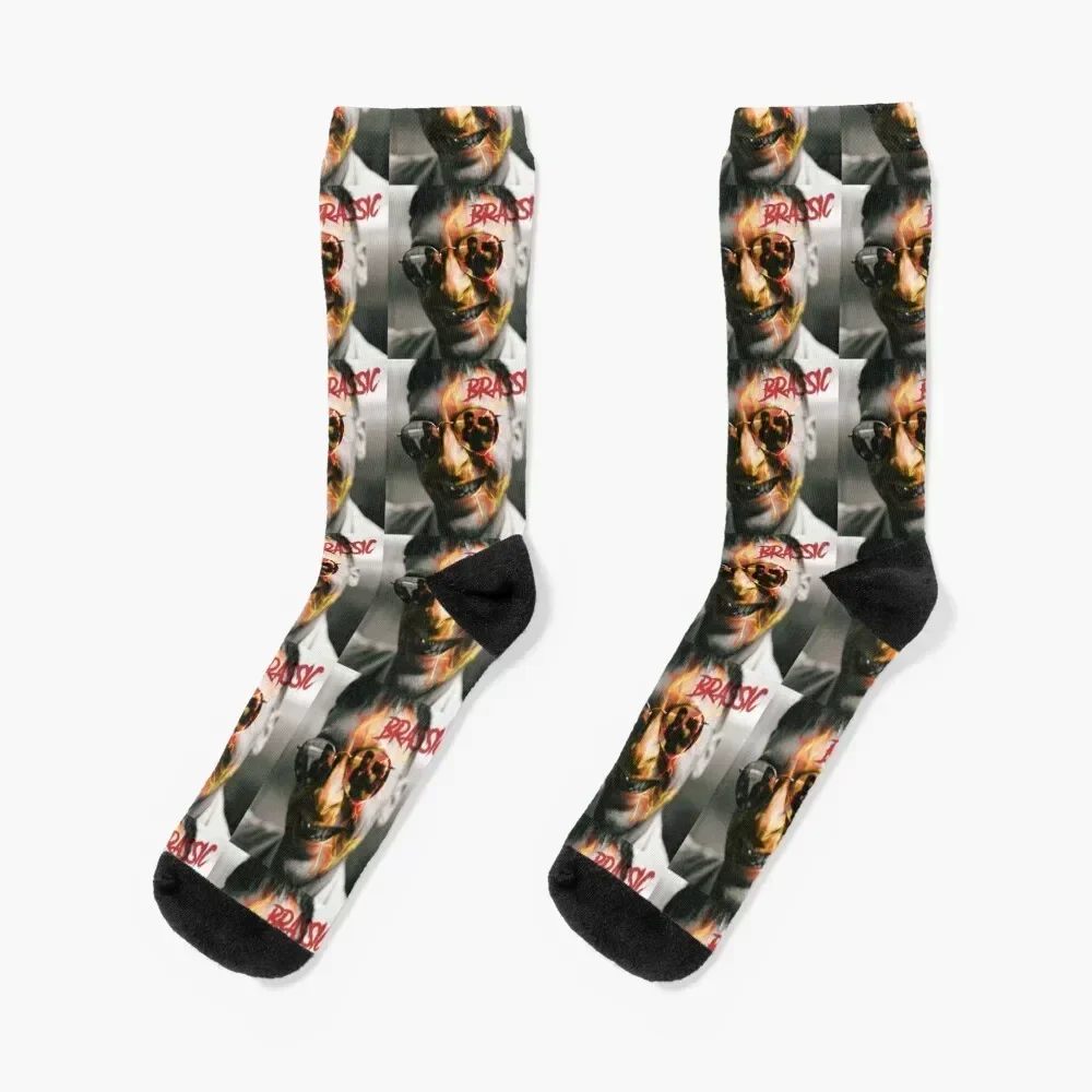 

Brassic Gilgun photo design Socks Christmas with print soccer anti-slip floral Socks Woman Men's