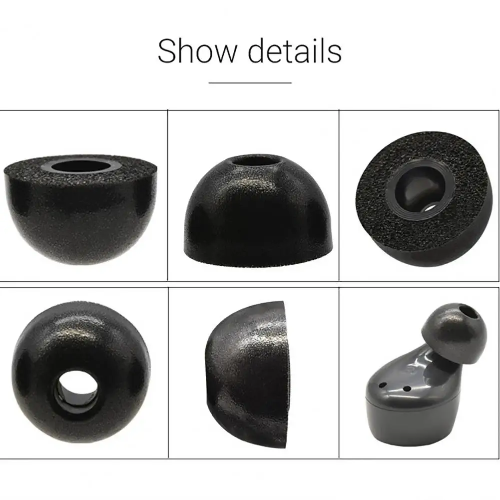 1 Pair Ear Tips Comfortable Slow Rebound Mini Memory Sponge In ear Earphone Ear Tips for Galaxy Buds Pro