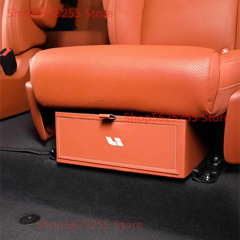 

For LEADING IDEAL LiXiang L7 L8 L9 Car Storage Box Under Second Row Seats Car Interior decoration Modified Protective supplies