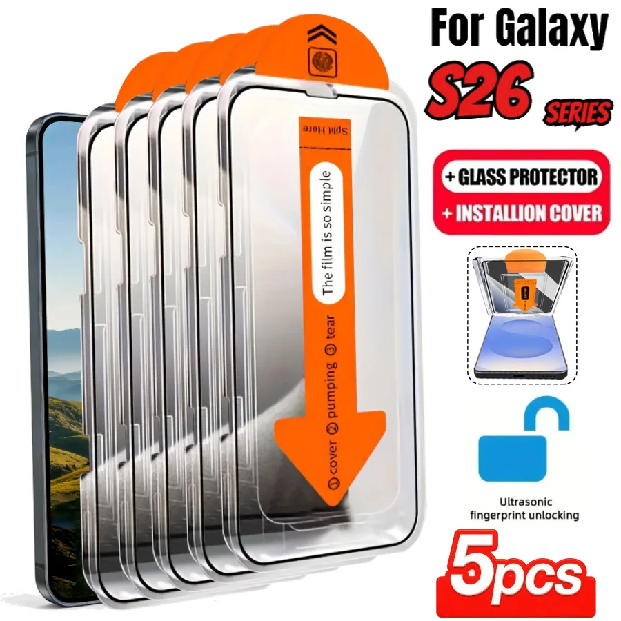 Unlock Screen Protector For Samsung S26 Ultra S26 Edge Dust-