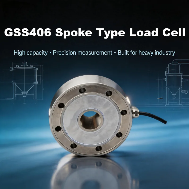 GSS406 Alloy Steel Spoke Type Load Cell 2000kN IP65 Tank Hopper Weighing Sensor