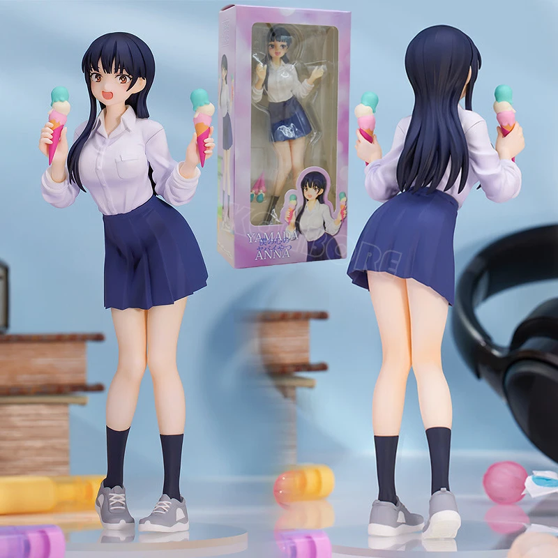 Figura de menina de anime Boku no Kokoro no Yabai Yatsu Anna Yamada de 19 cm # 2220 Os Dangers in My Heart Action Figure Modelo Boneca Brinquedo Presente