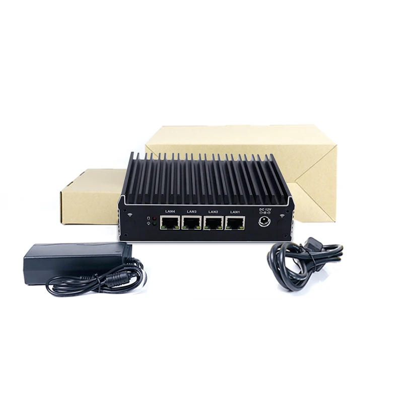 Imagem -06 - Yanling-intel Celeron J3160 Quad Core Fanless Mini pc Gigabit Lan hd Pfsense Firewall Appliance Aes-ni