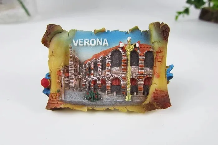 Colosseum of millennium Italy fridge magnets, world tourist souvenirs, magnetic stickers, home decoration, creative, tourism gif