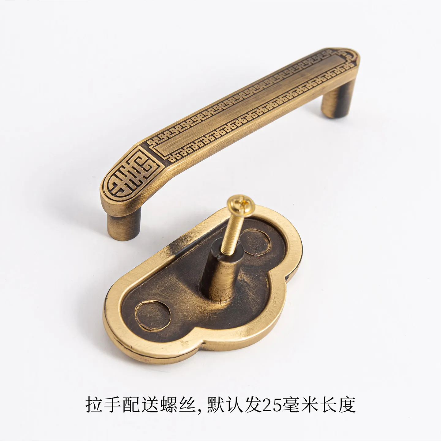 Luxury Authentic Luxury Antique Brass Solid Brass Cabinet Pulls Vintage Cloud Handle Wardrobe Knob Bookshelf Heavy Duty Hardware