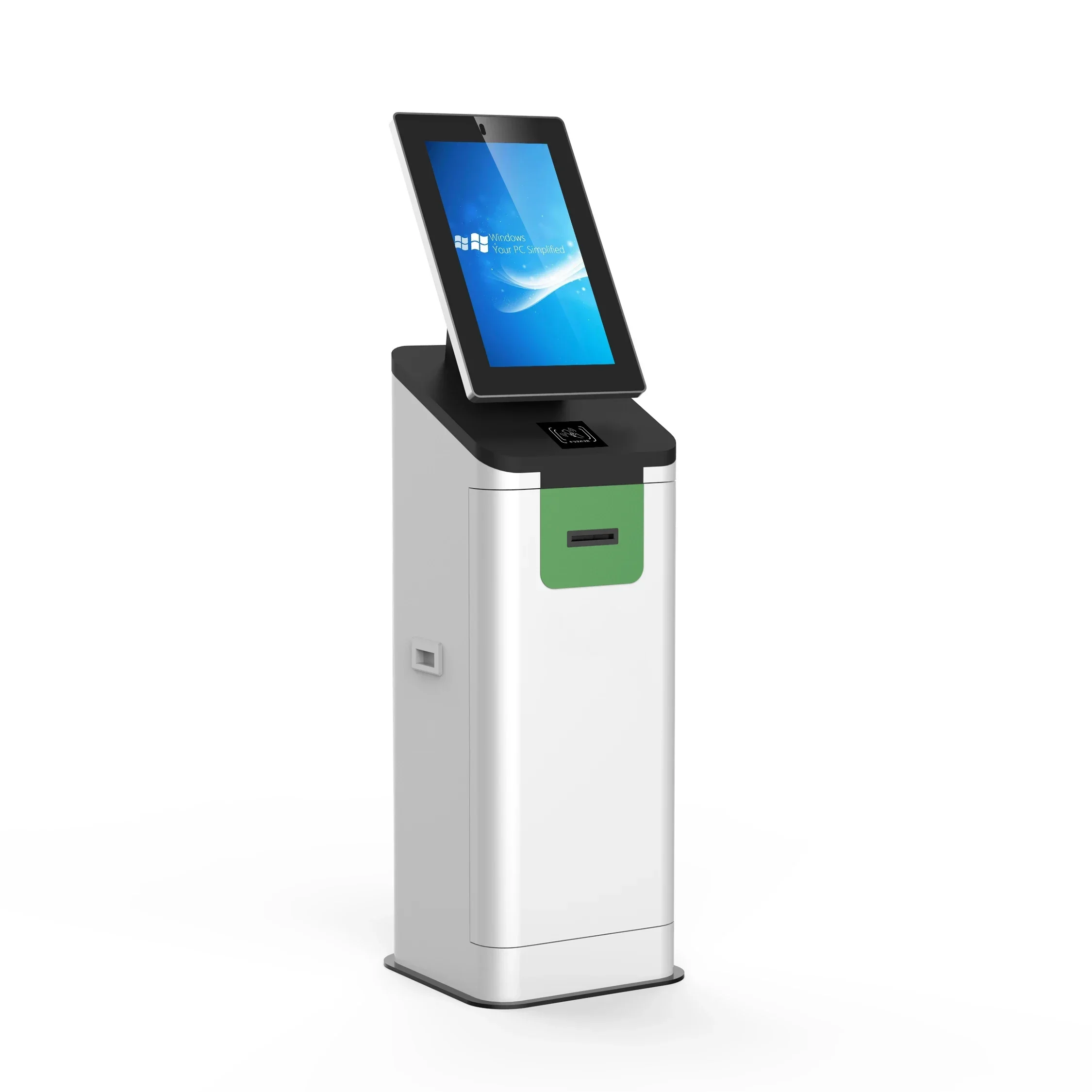 RFID Card Dispenser Cash Acceptor 21.5 Inch Hotel Check In Kiosk Wholesale