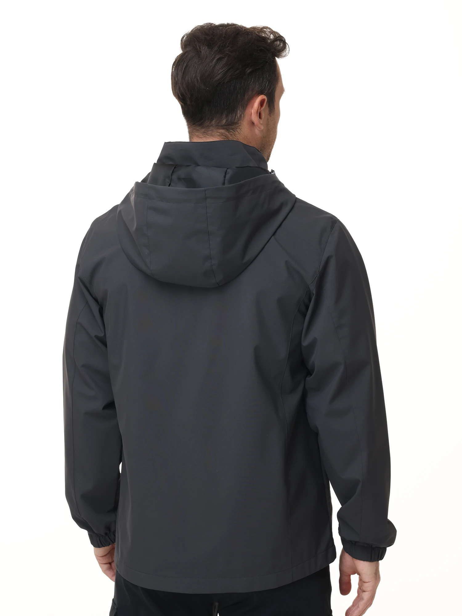 Sommer Herren Outdoor-Jacke Wasserdichte Regenjacke, Dünne Regenjacke mit Mehreren Taschen für Camping Wandern Radfahren Angeln – Detail 8