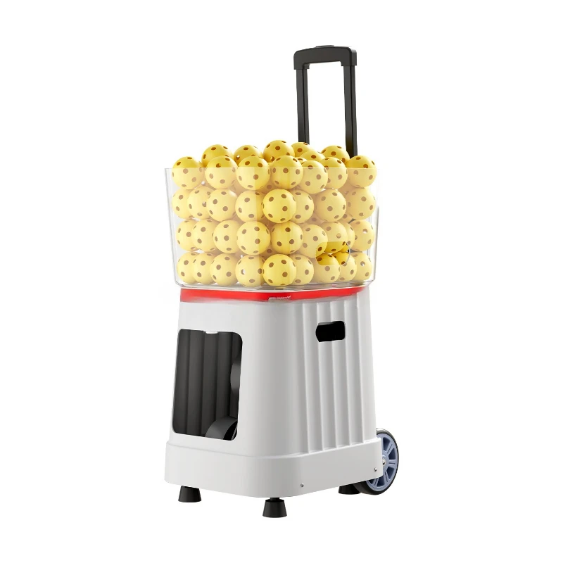 Intelligent pickleball equipment, foldable serve machine, automatic launch single practitioner