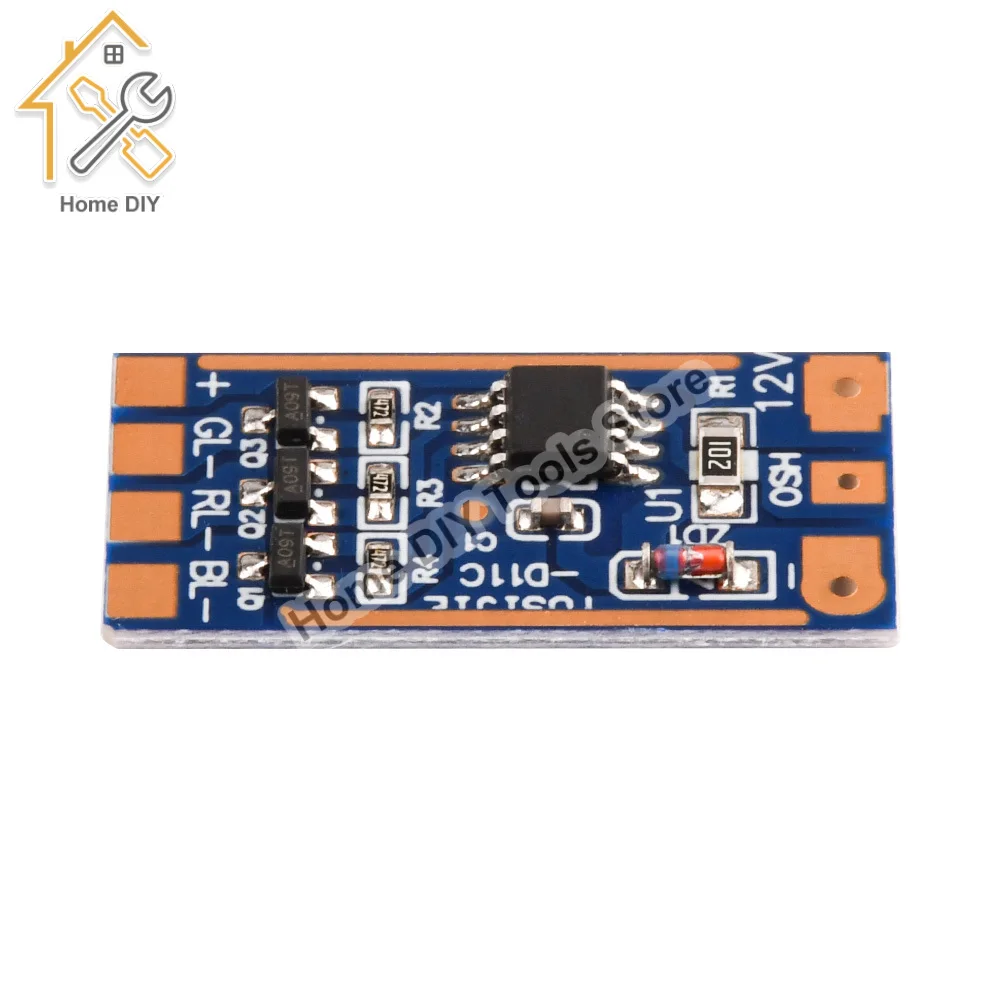 DC 5V ~ 12V RGB Luz Piscando Módulo 11 Modo Botão Interruptor Cor Luz Placa Eletrônica High Current Driver Module