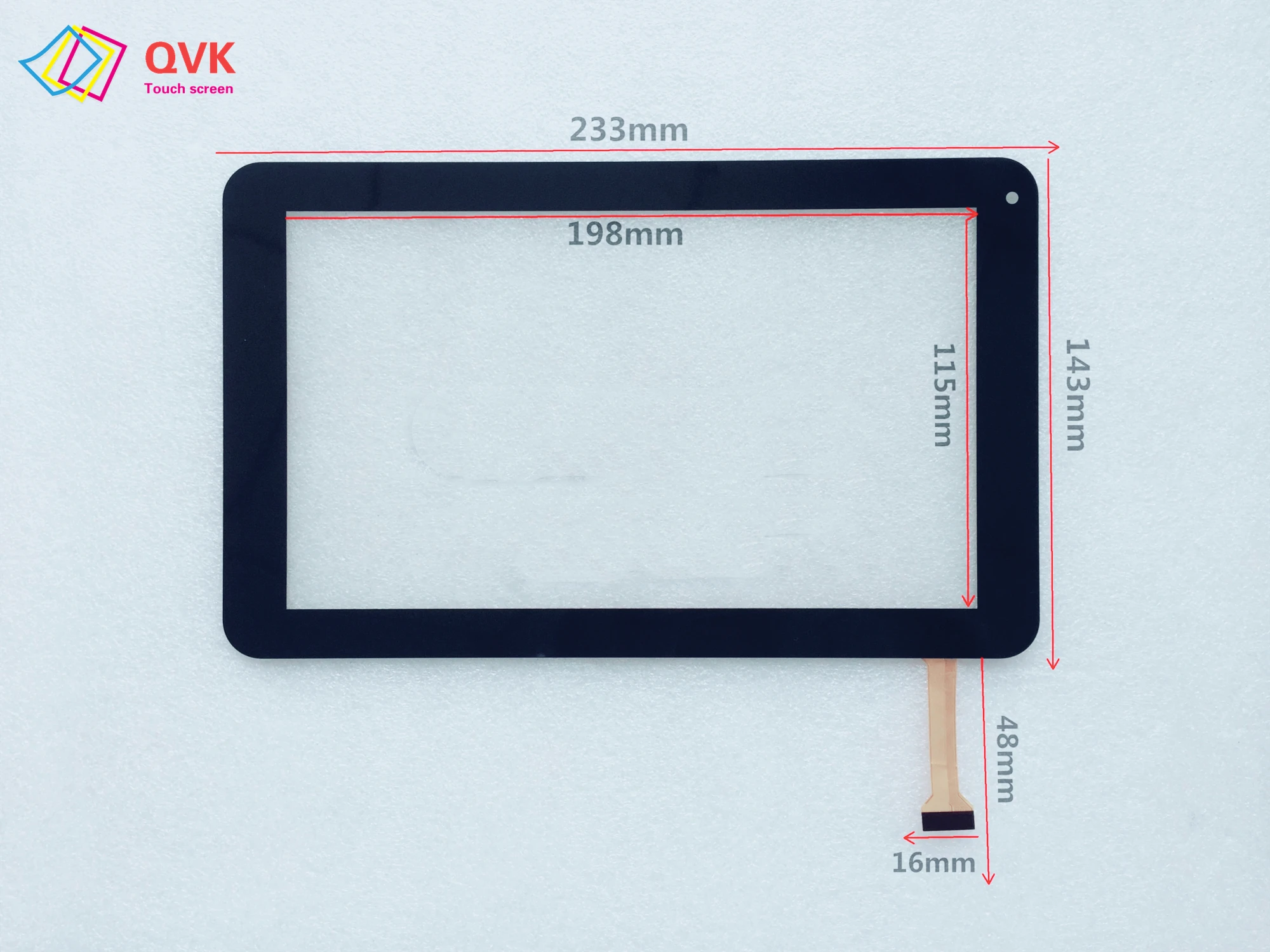 

9 Inch touch screen P/N YJ626FPC-V0 30Pin Capacitive touch screen panel repair and replacement parts YJ626FPC-Vo