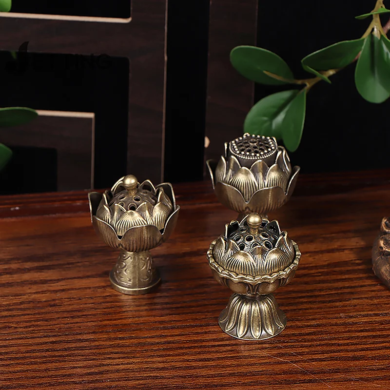 Buddhist Utensils Incense Burner Incense Censer Alloy Sandalwood House Furnishings Home Office Decoration