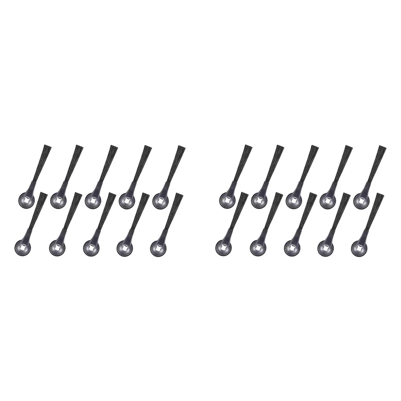A74G-20Pcs Side Brushes Replacement Compatible For Shark IQ Robot R101AE (RV1001AE), RV1100, RV1101, RV2011DRUS, RV912S, R100