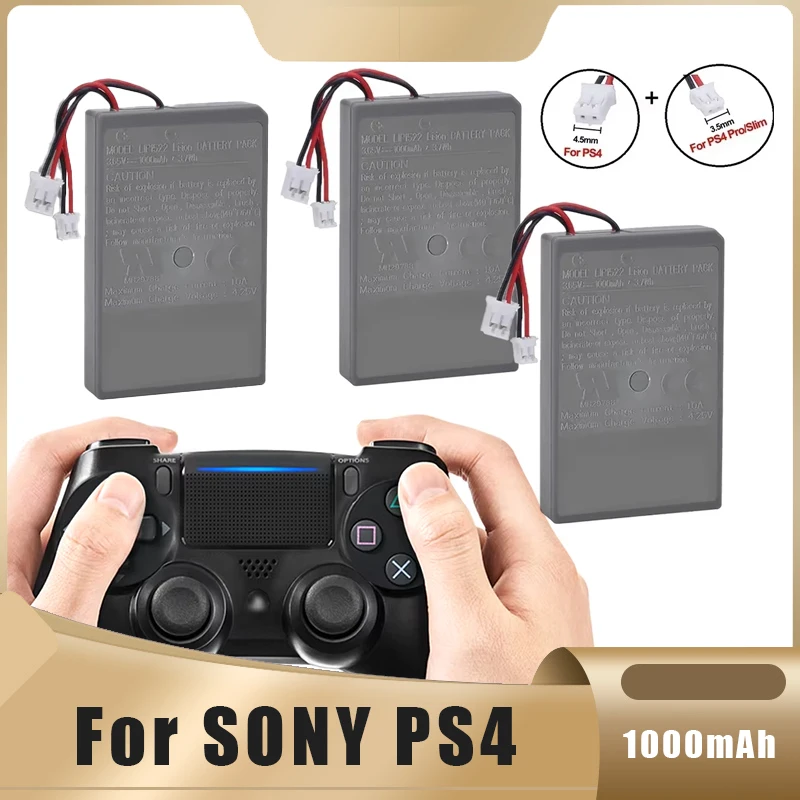 Pro для SONY PS4 PRo Slim LIP1522 Dualshock 4 V1 V2 1000 мАч PS4 беспроводной контроллер Playstation GamePad перезаряжаемая батарея