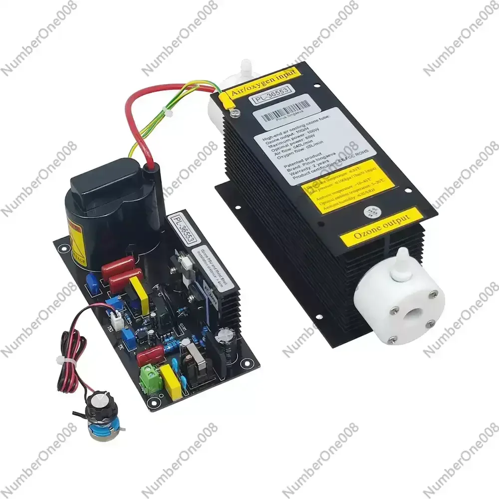 

for High End 10g/h 80W Adjustable Black Quartz Tube Ozone Generator Kit, Dual Air-Cooled for Water Treatment System Ozone