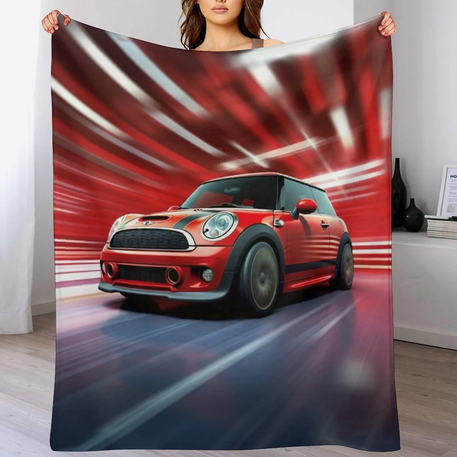 

MINI R56 2009 JCW Throw Blanket For Sofa Thin for sofa Nap For Baby Blankets