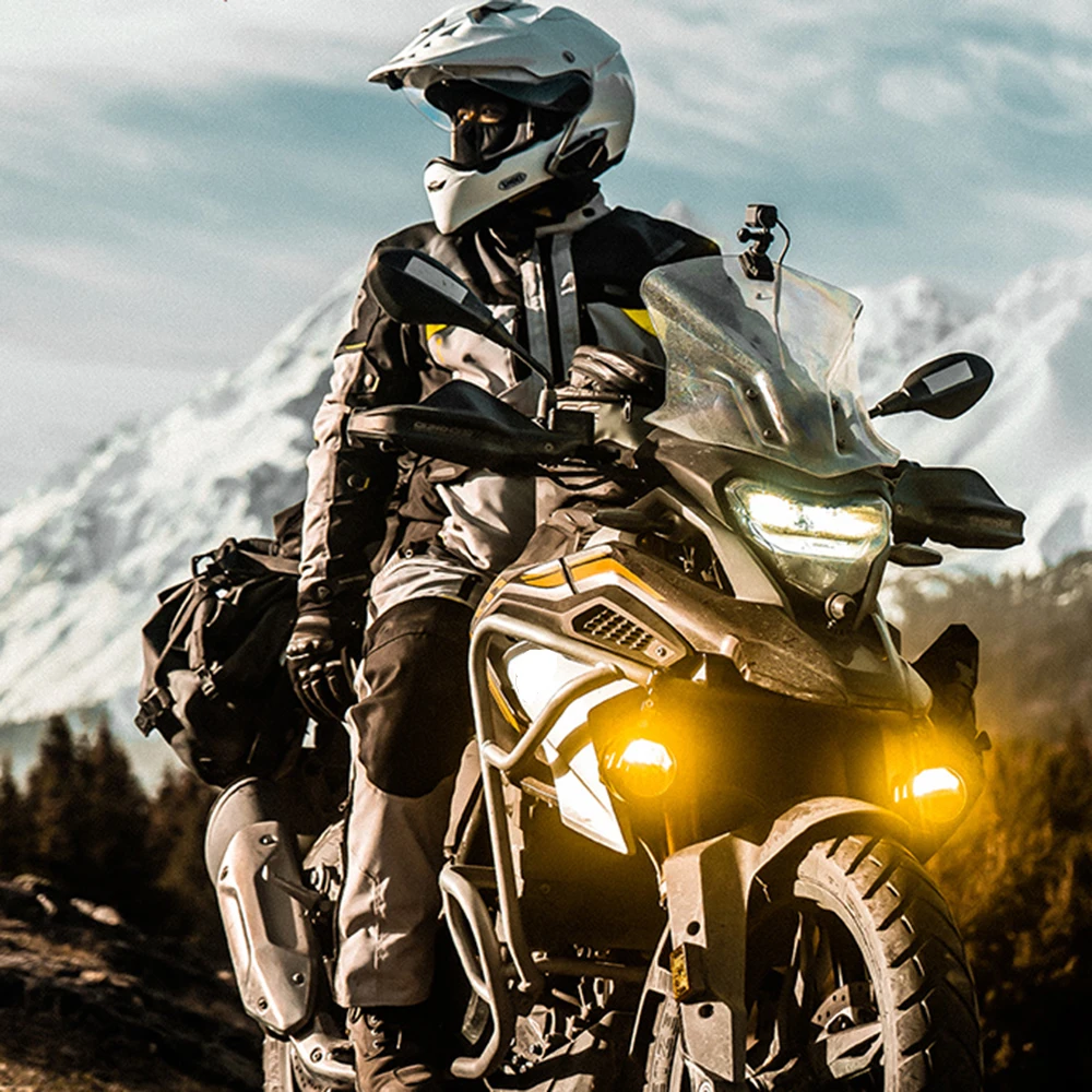 سترة دراجة نارية موتوكروس موتوكروس مكونة من 3 طبقات دافئة لجميع الأحوال الجوية + سروال بدلة رالي سترة ركوب الدراجات النارية