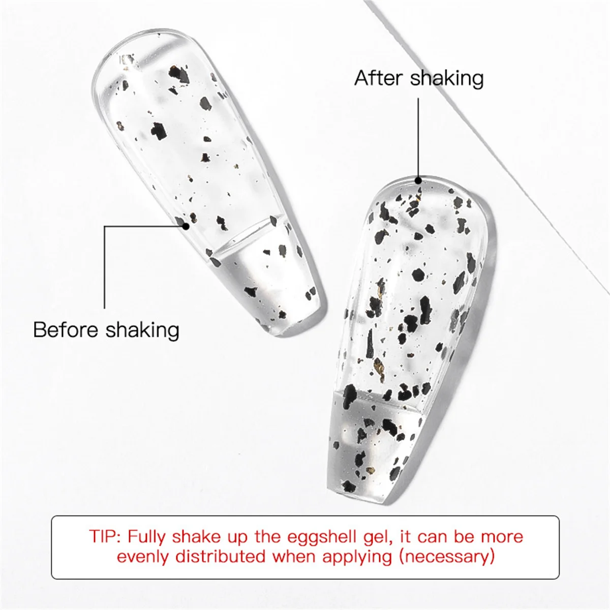 Eggshell Gel Nail Polish Semi Permanent Soak Off UV Gel Varnish Nail Art Top Coat Can Be Applies On Any Color Gel Nail Supplies