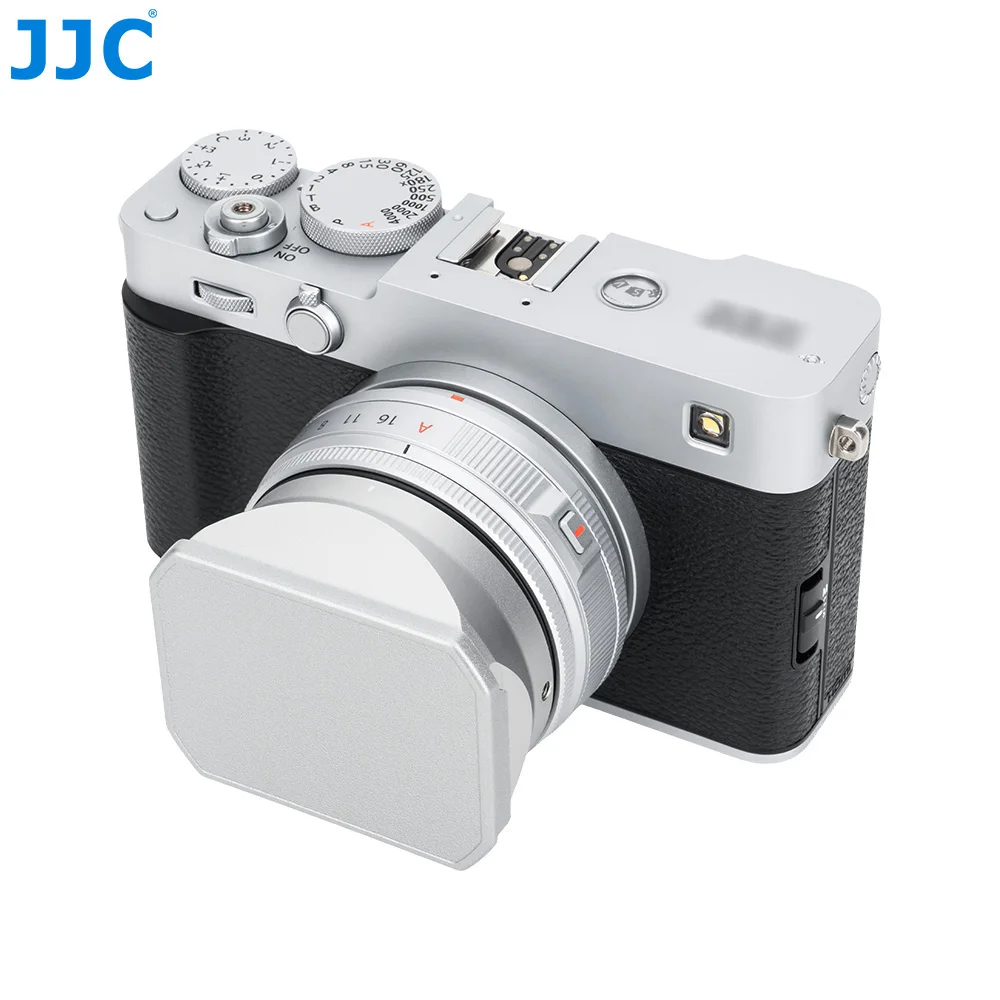 JJC Gegenlichtblende für Fujifilm XF 27mm f/2.8 R WR Objektiv, XF 23mm F2.8 R WR Objektiv mit Objektivkappe ersetzt LH-XF27 Gegenlichtblende – Detail 8