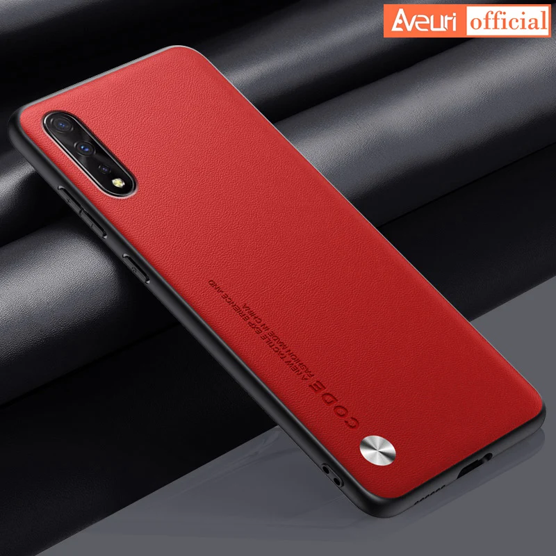 Case For Vivo 1907 iQOO Neo Luxury PU Leather Phone Case For Vivo V17 Neo S1 Z5 Z1X Y7S Matte Silicone Protection Cover Coque