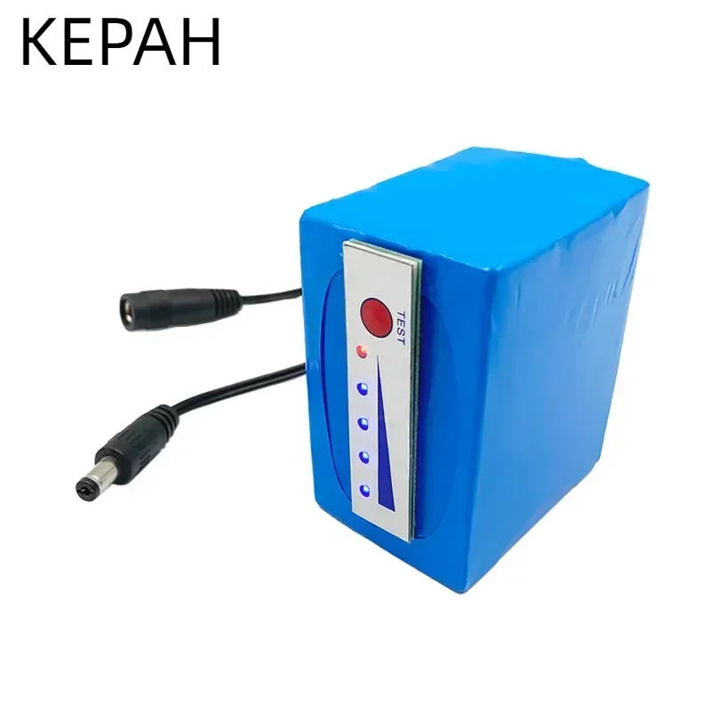 12V professional lithium battery 12V 3s2p battery 10500mah indicator used for fish detector underwater fishing camera original