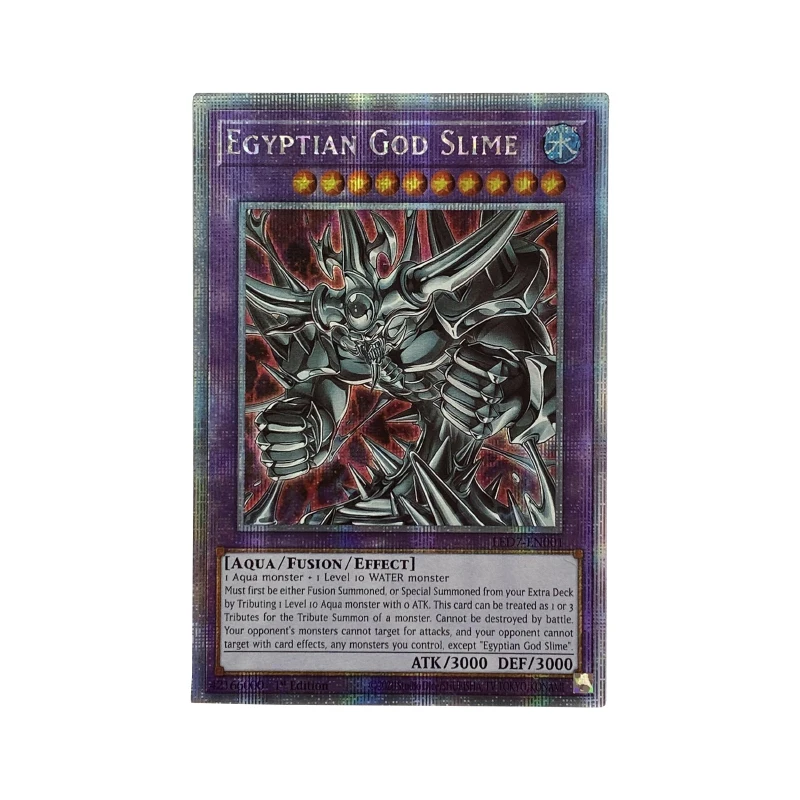 ORICA YUGIOH DIY Proxy Karten Ägyptischer Gott Schleim Horakhty Slifer Obelisk Ra Sternenlicht Seltene Englisch Nicht-Original Anime Karten