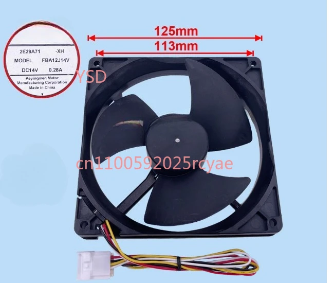 

Подходящий вентилятор холодильника FBA12J14V 14V0.28A охлаждающий вентилятор охлаждения