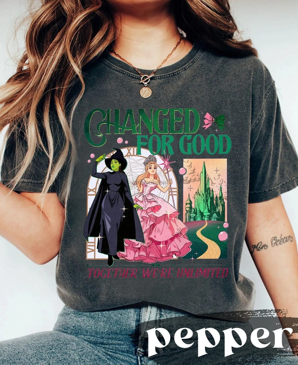 Wicked Change For Good  Shirt Wicked Musical Movie Fan Xmas Gift Together We’re Unlimited Wicked Musical Fan Gift