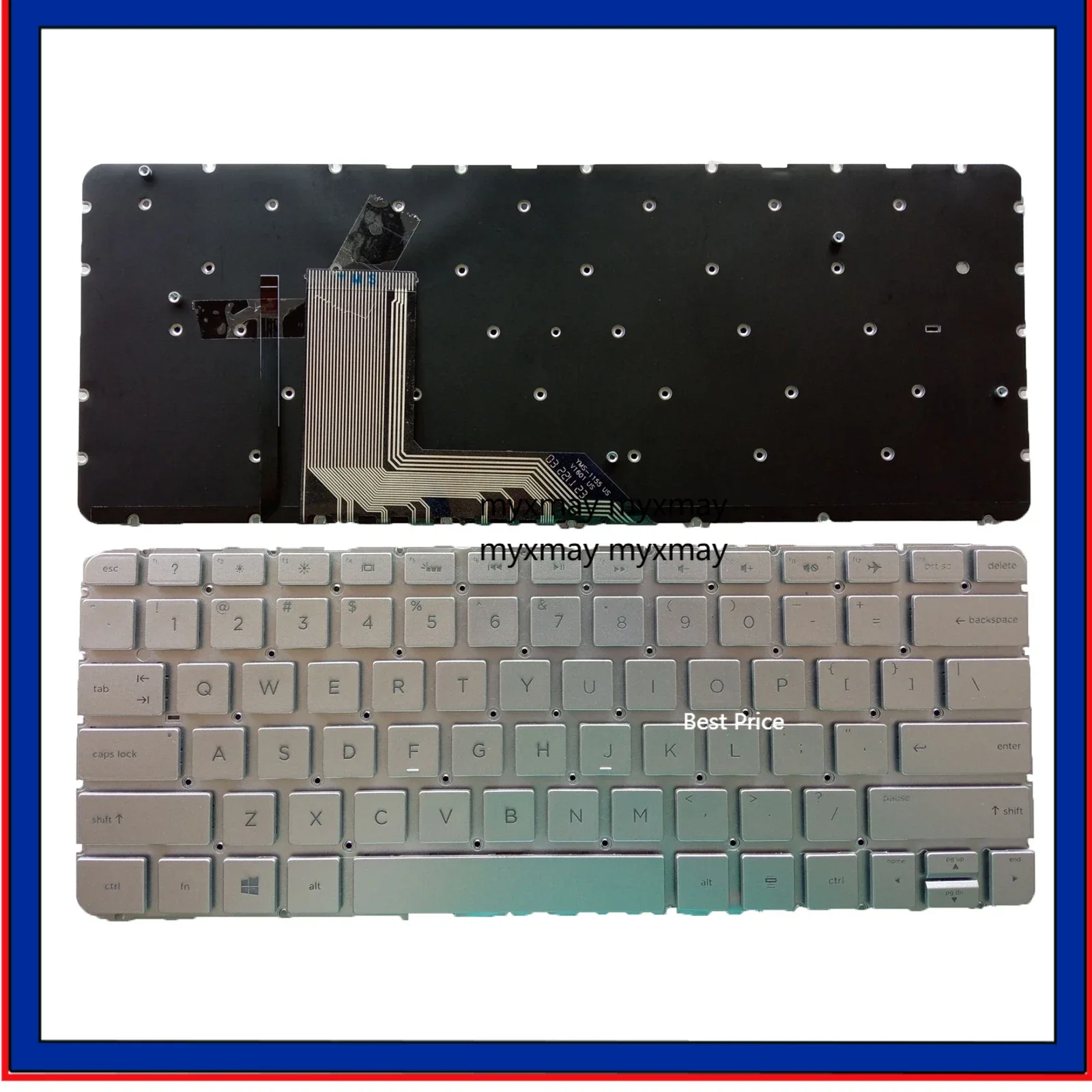 

Новинка для HP Spectre X360 13-4000 13-4100 13-4200 Spectre PRO x360 G1 G2 TPN-Q157 Q213 13-Y клавиатура с подсветкой США