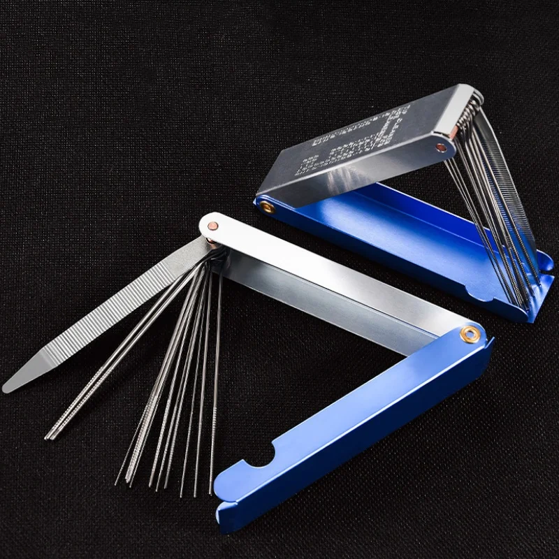 Welding Cutting Torch Nozzle Needles Kit 13 In 1 Tip Files Cleaner Metal Reamers Soldering For Cleaning Gas Orifices