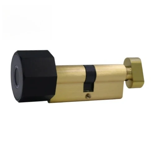 Euro Standard Luxury Smart Door Lock Cylinder Stainless Steel Tuya Smart Security With WIFI & ZigBee For Security