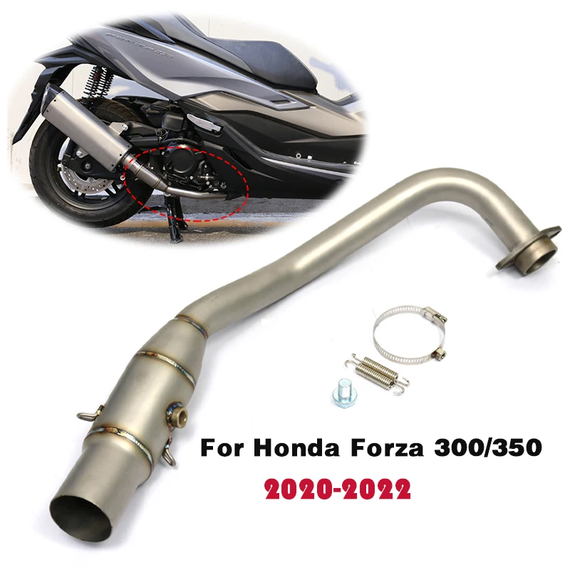 

Motorcycle Exhaust Modified Escape Moto Bike Silencer DB Killer Front Link Pipe For Honda Forza 300 350 NSS300 350 2018-2021