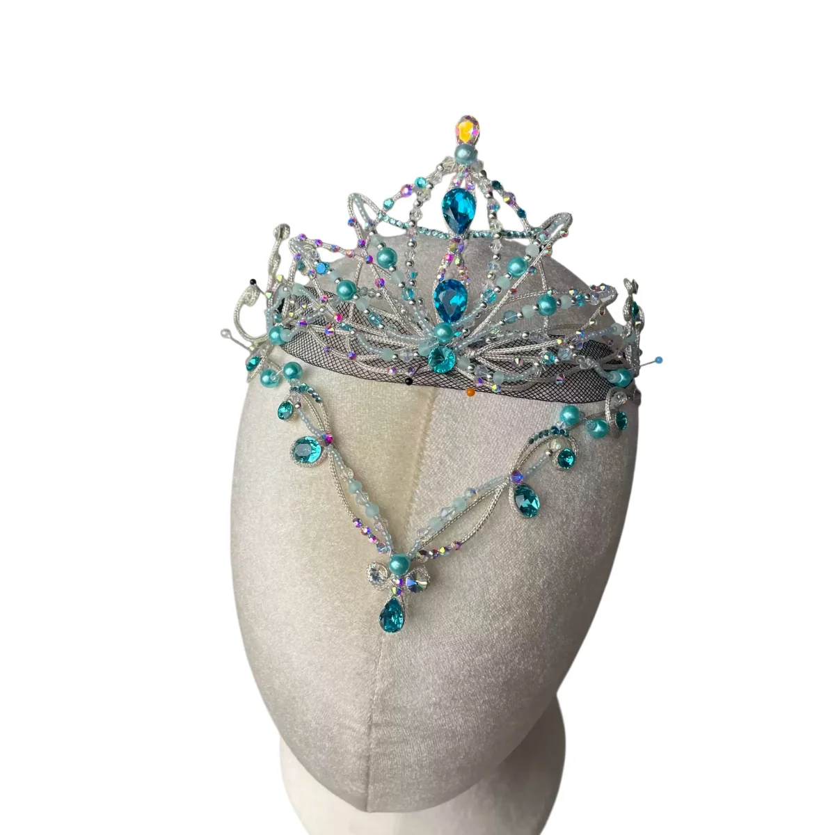 Lake Blue Bluebird Ballet Variations Crown Stage Rope Crown