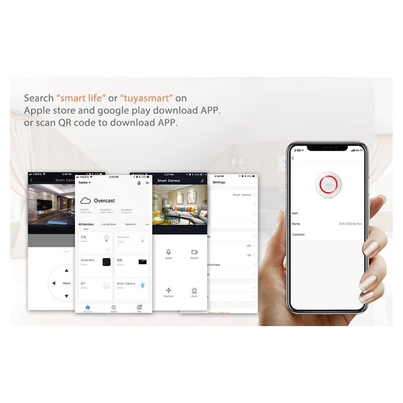 Water Sensor Water Detector For Home Remote Alarm Security Soaking Sensor Smart Home