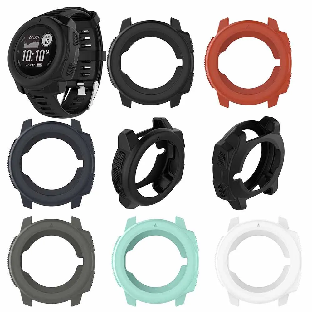 Soft Silicone Protective Case For Garmin Instinct Protector Shell Cover Frame