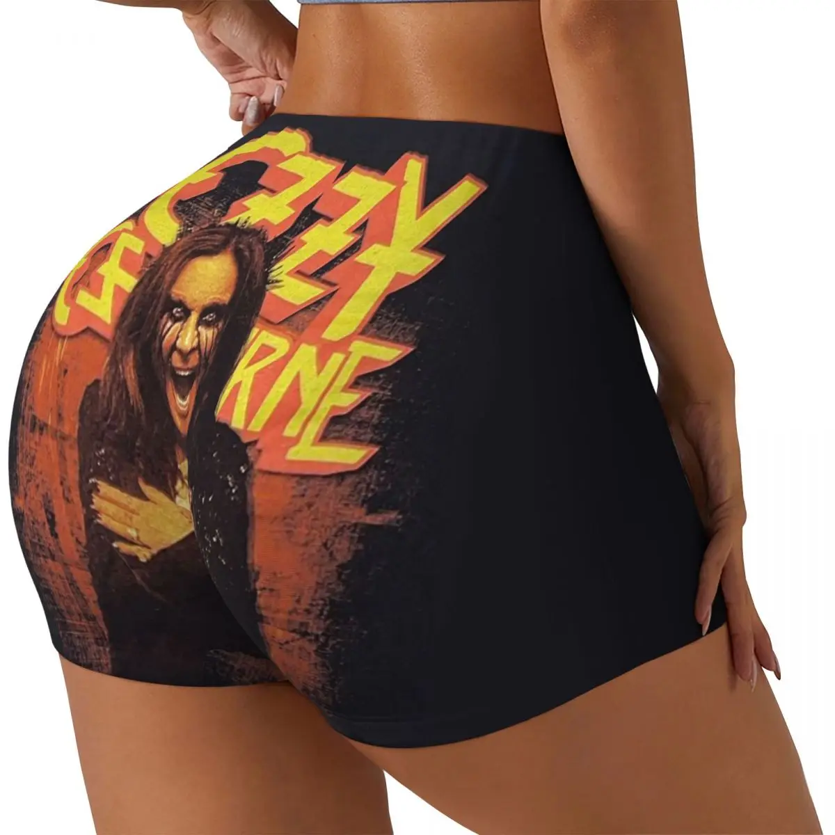 

Пользовательские Ozzy Osbourne Merch женские шорты для бега в тренажерном зале спортивные шорты для волейбола и байкера для йоги