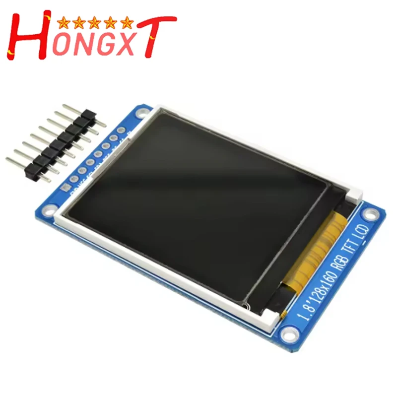1.8 inch Full Color 128x160 SPI Full Color TFT LCD Display Module ST7735S 3.3V Replace OLED Power Supply for Arduino