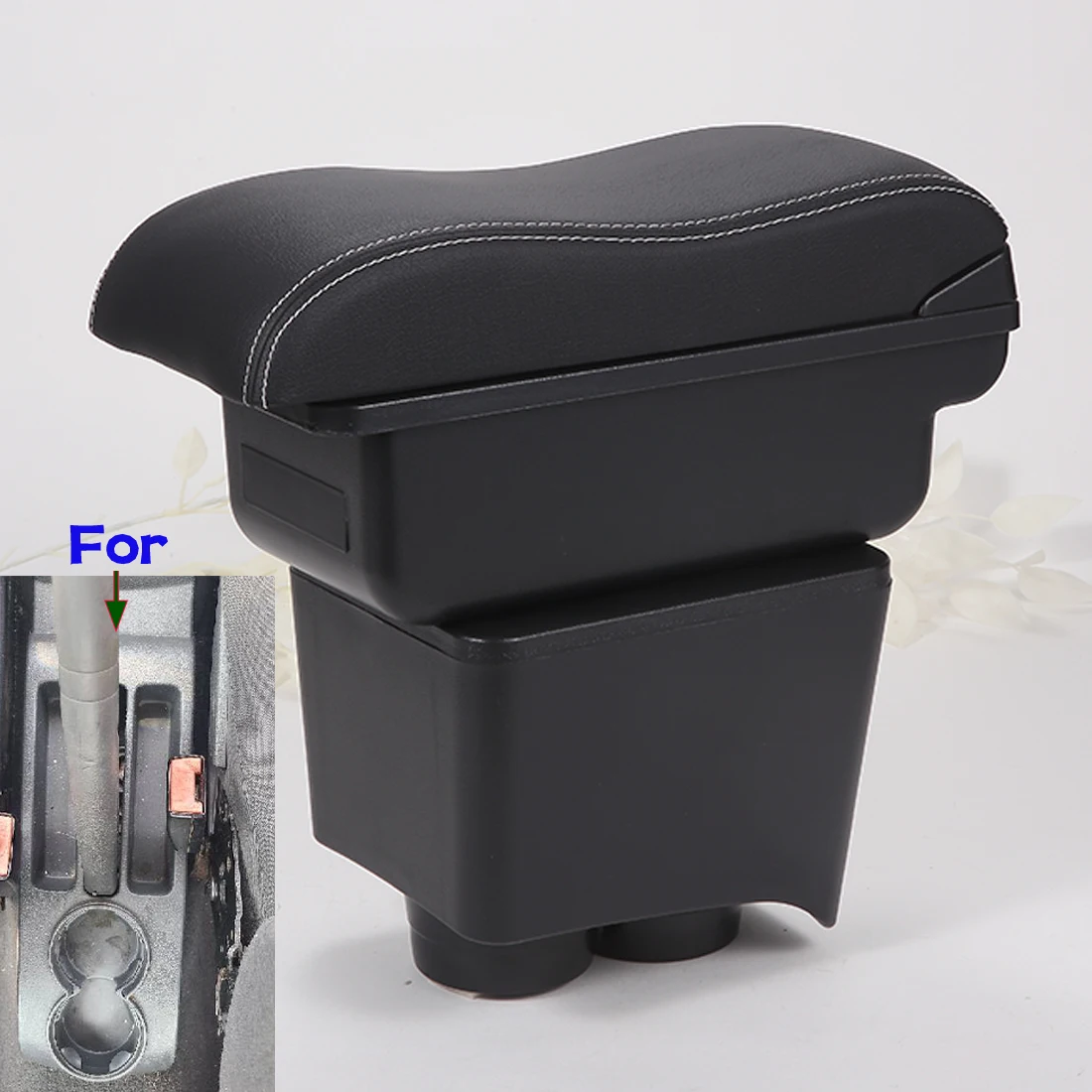 

For Volkswagen POLO Armrest Box For VW Polo 9N 3 Car Armrest 2002-2009 Storage Box Car Accessories Interior Details Dedicated