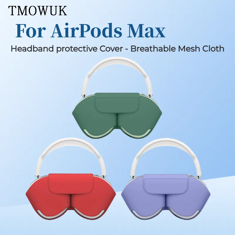 

For AirPods Max Earphone Intelligent power outage Protective Cover PU Leather Cases Headphone Bags Earphone Accessories TOMWUK