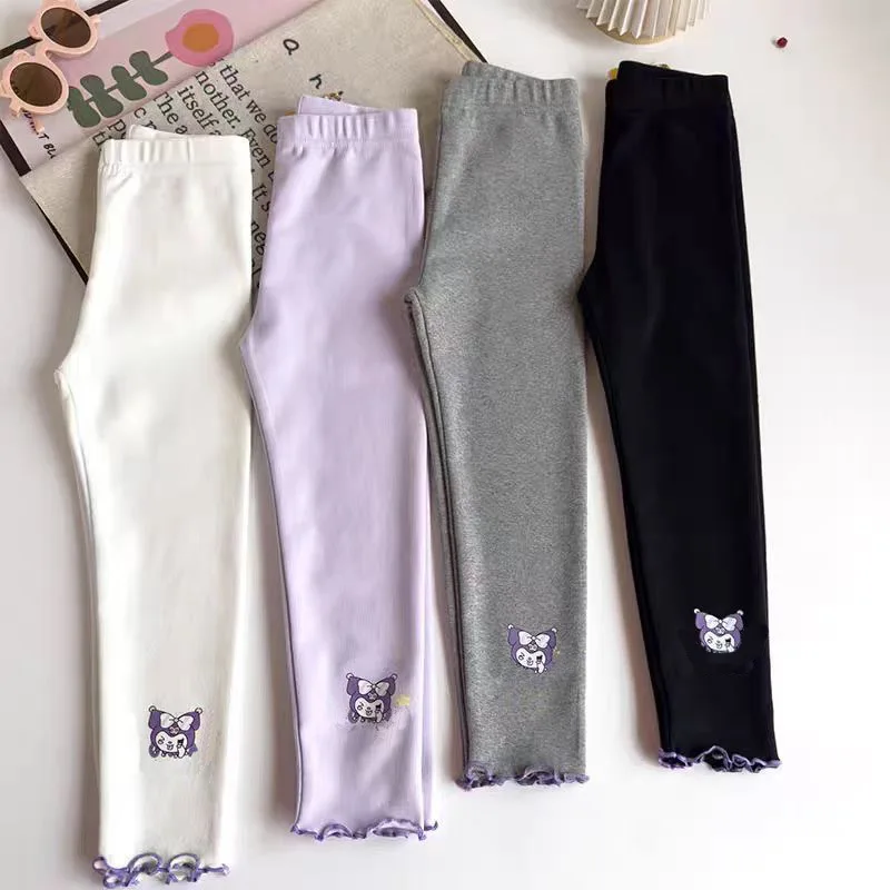 

For Kuromi leggings, this cute thermal base pant is warm and can be worn outside. Suitable for spring and autumn as a gift.