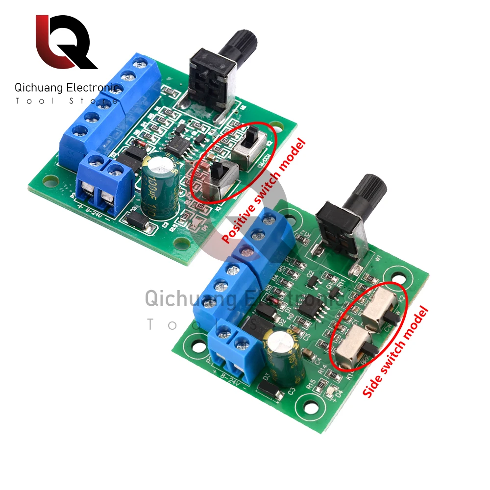 DC8-24V Brushless DC Motor Speed Controller Driver PWM Speed Control Board Pinpoint Regulator Forward And Backward Control 18KHz