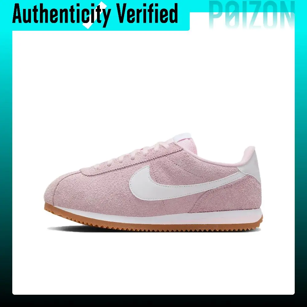 Nike Cortez Vintage Running Shoes Women's Low-top Pink White FJ2530-600