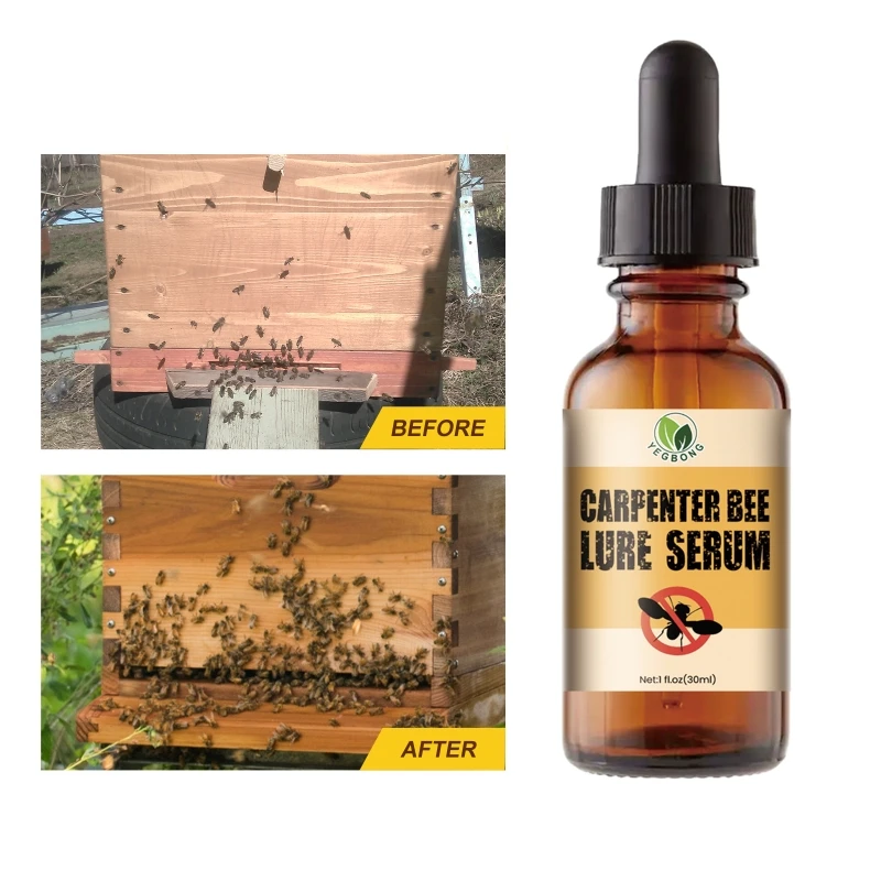 Carpenter Bees Lure Serums Bees Attractant Trap Baits Essences Beekeeping Equipment