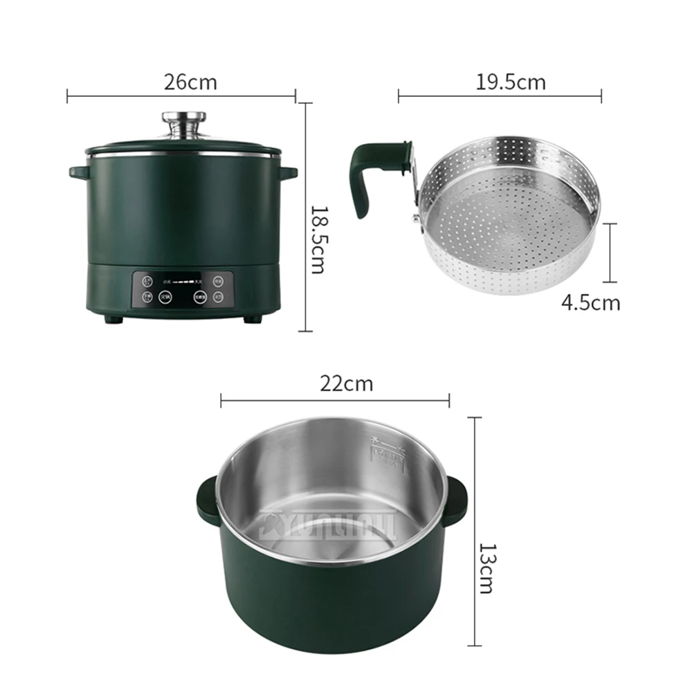 Electric Rice Cooker Automatic lifting Hot Pot Household Intelligent Low Sugar Electric Pan Multi-Purpose Cooking Pot