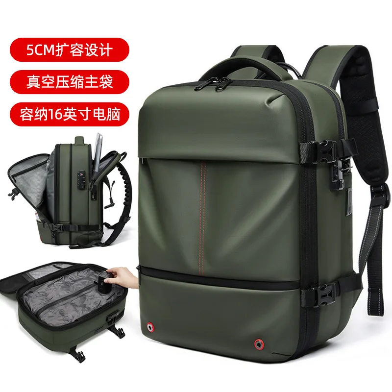 

Рюкзак Женская деловая дорожная сумка большой вместимости, водонепроницаемая и расширяемая сумка для компьютера, мужской рюкзак для ручной клади